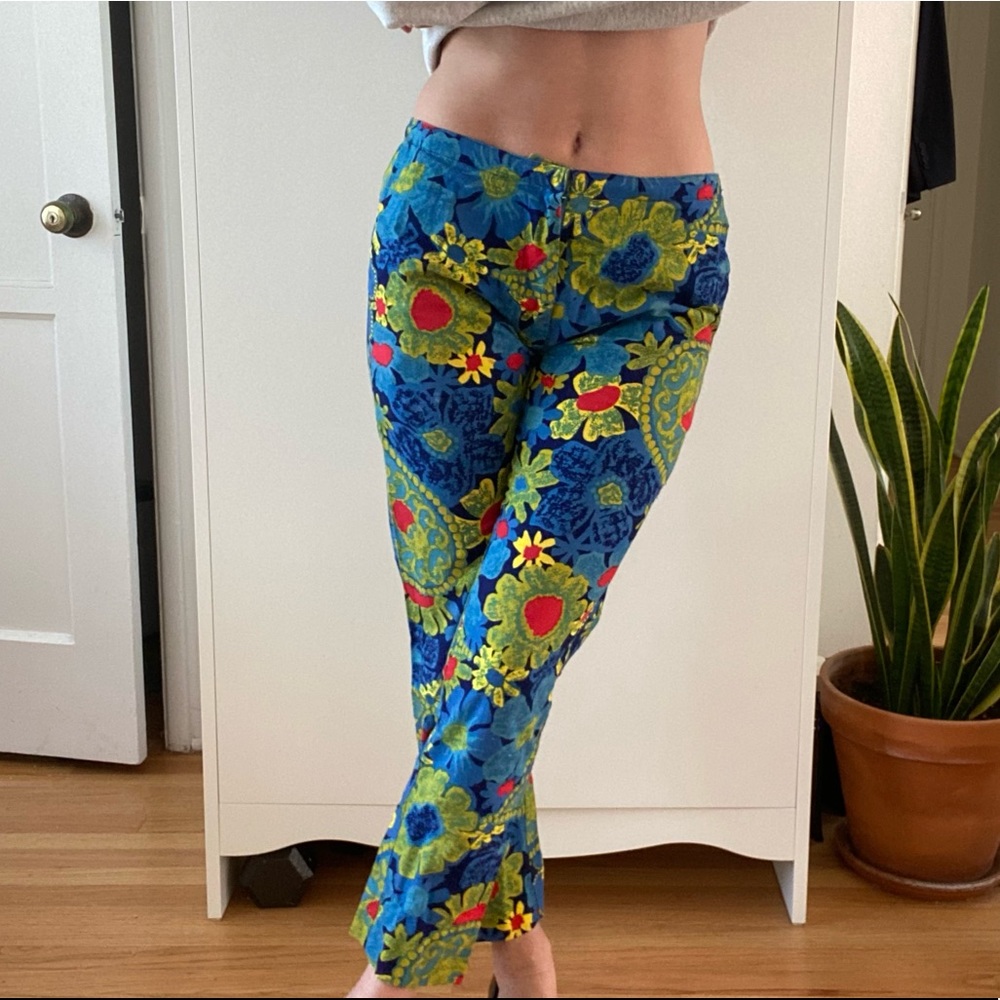 Vintage 90’s Floral/Paisley All Over Print Pants